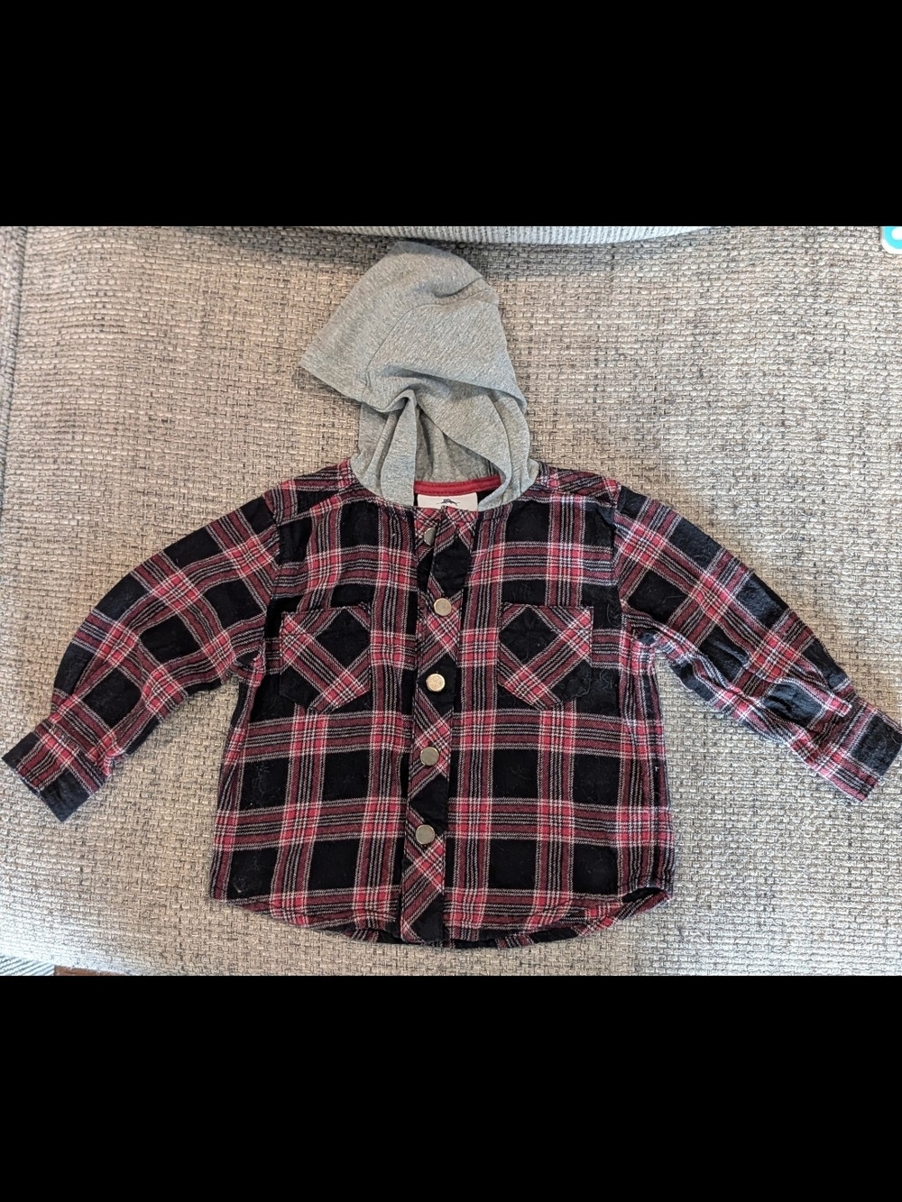 Tommy Bahama Plaid Button Down Shirt Size 12M Like New